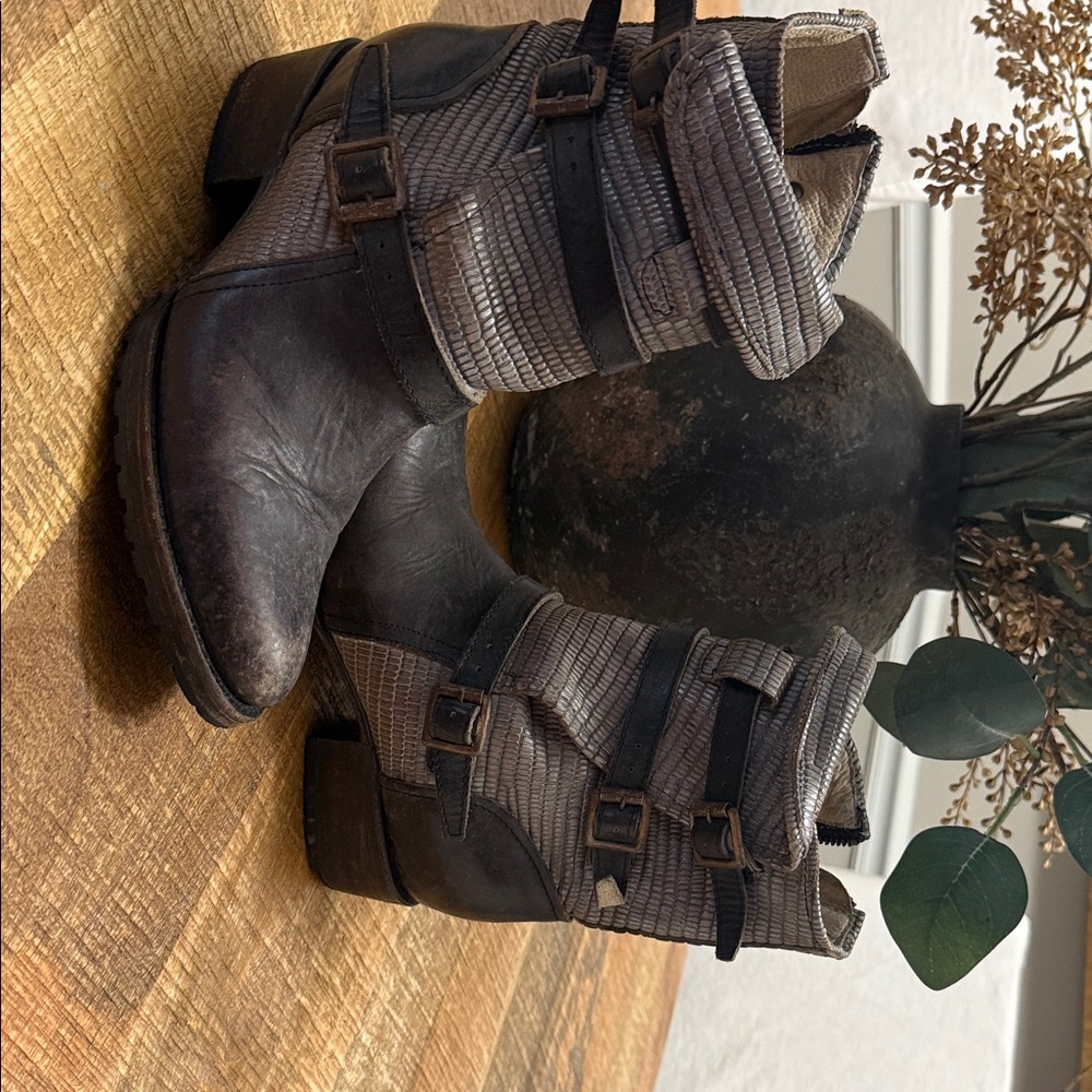 Freebird by Steven Brown and Gray Ankle Boots